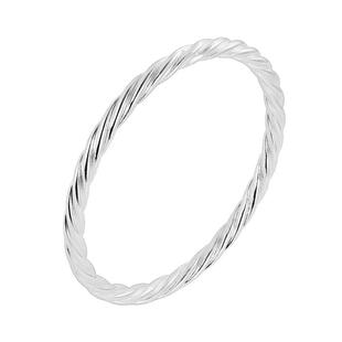 九乐足银999银手镯女年轻款光面闭口扭纹麻花纯银实心镯送女友礼