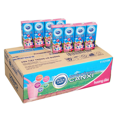 哒露奇越南DUTCH LADY子母奶48盒170毫升 草莓味水果甜牛奶