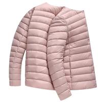 鴨鴨輕薄羽絨服女短款外套