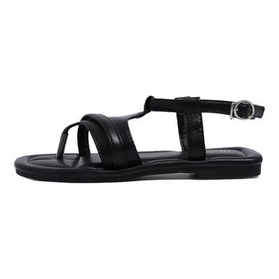 杨幂同款平底夹脚凉鞋女款夏外穿