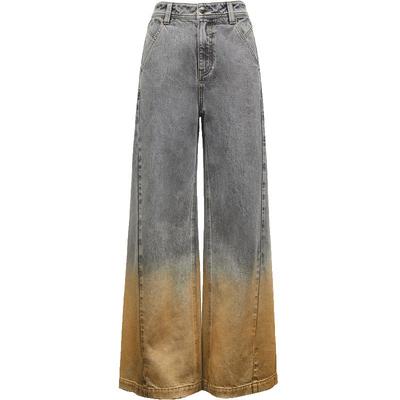 ONLY水洗宽松直筒裤长裤牛仔裤