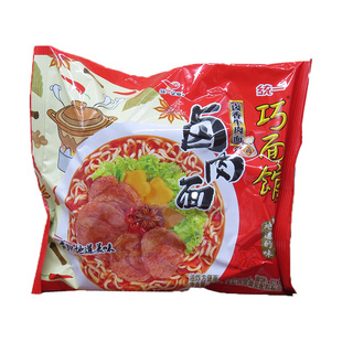 重庆发货川渝版统一巧面馆卤肉面袋装泡面速食面方便面卤香牛肉桶