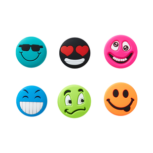 泰昂taan网球避震器趣味笑脸环保硅胶防震装饰表情包网球拍减震器