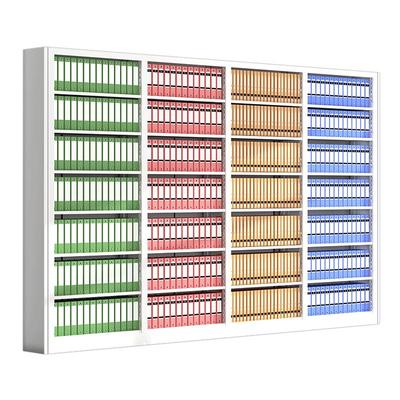 钢制档案架双面文件柜凭证收纳架