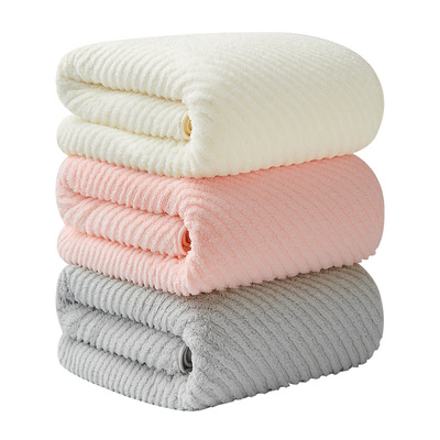 三利浴巾女2025新款比全棉纯棉吸水不掉毛成人大毛巾三件套裹巾男