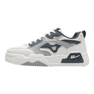 回力男鞋2025秋冬新款皮面加绒厚底板鞋男士小白鞋子休闲运动鞋潮