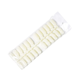 美甲打版色卡指甲片展示板色板本方头透明甲平底甲片实心圆头甲片