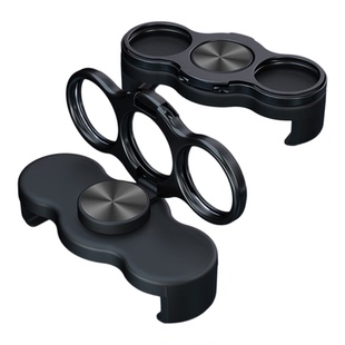 双环三指背夹网红手机支架360°旋转稳固创意卡扣式可折叠魔环手机指环懒人支架直播折叠式固定携带