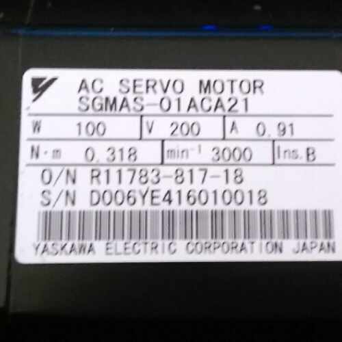议价SGMAS-01ACA21原装安川100w伺服电机全新质保一年现货供应