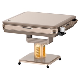 世和意式轻奢餐椅麻将桌全自动家用低音餐桌两用折叠麻将机五件套