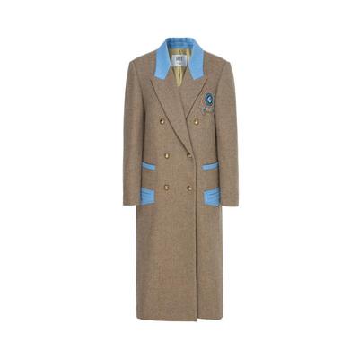 【商场同款】HPLY荷比俪新款徽章绣花大衣女HMD43500180