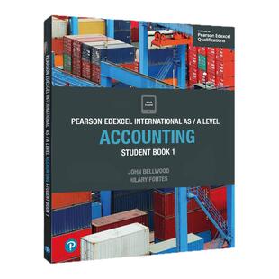 培生爱德思考试教材 会计学用书1 Pearson Edexcel International AS/A Level Accounting Student Book 1/2 爱德思国际高中教材