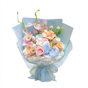 毕业季向日葵香皂花束永生仿真花