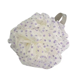 ins潮网红波点欲求搓澡大号浴花日系可爱柔软起泡沐浴洗澡球浴巾