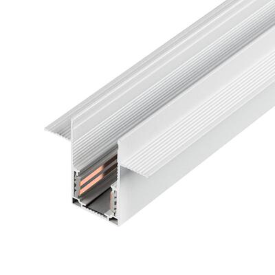 白色磁吸轨道灯明装预埋轨道条