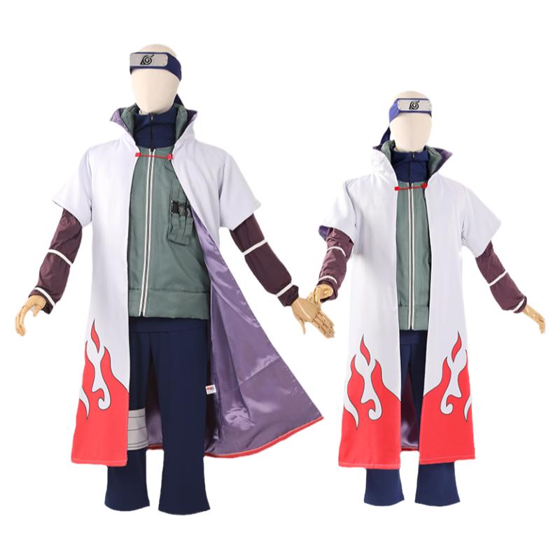 正版火影忍者四代火影cosplay 动漫四代目波风水门COS服套装衣服