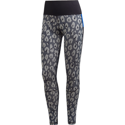 Adidas/阿迪达斯正品春秋女士时尚印花弹力训练长裤DX7539