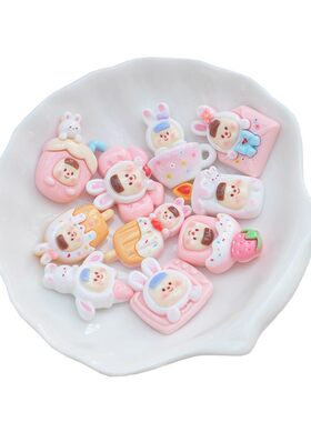 多妹卡通树脂饰品配件diy发夹