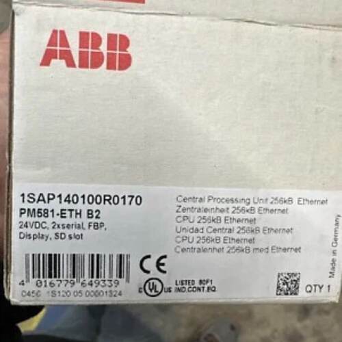 CPU PM581 -ETH B2 1SAP1401—议价