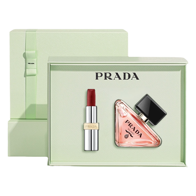 【双11立即抢购】PRADA普拉达口红香水限定礼盒生日礼物送女友