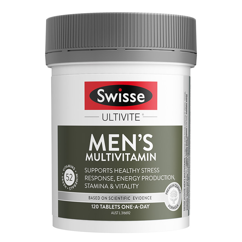 Swisse斯维诗男士复合维生素b天然营养素120片综合维生素矿物质