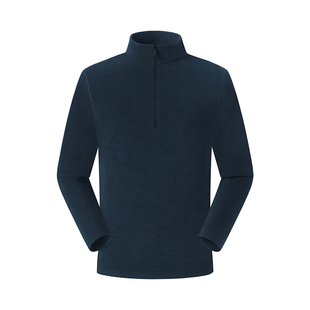 易登堡户外男士针织休闲服男款保暖长袖抓绒套头衫MA9201H