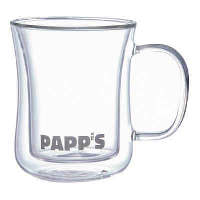 PAPPS手工双层玻璃杯防烫手