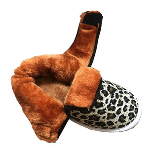 秋冬季儿童居家保暖棉鞋包跟棉拖鞋男女童加绒加厚手工防滑布鞋