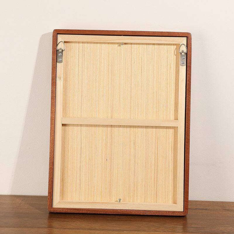 实木榫卯圆角长条相框摆框画框墙书法作品框毛笔字装裱挂空台国画