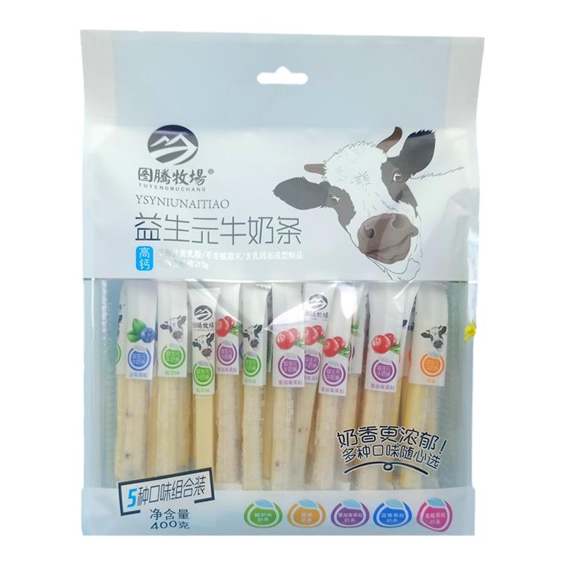图腾牧场益生元牛奶条软糯香甜