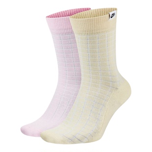 Nike/耐克男女袜当季新款运动休闲舒适中筒两双装 CK5590