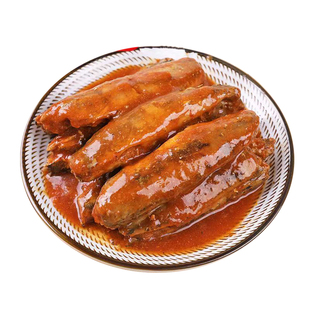 茄汁鲭鱼獾头425g/罐深海鱼即食下饭番茄沙丁鱼海鲜鱼肉速食户外