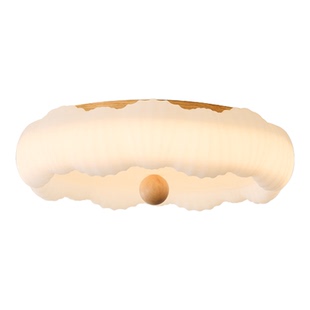 铭琢灯饰原木自然风卧室灯吸顶灯全光谱护眼儿童房个性创意灯具