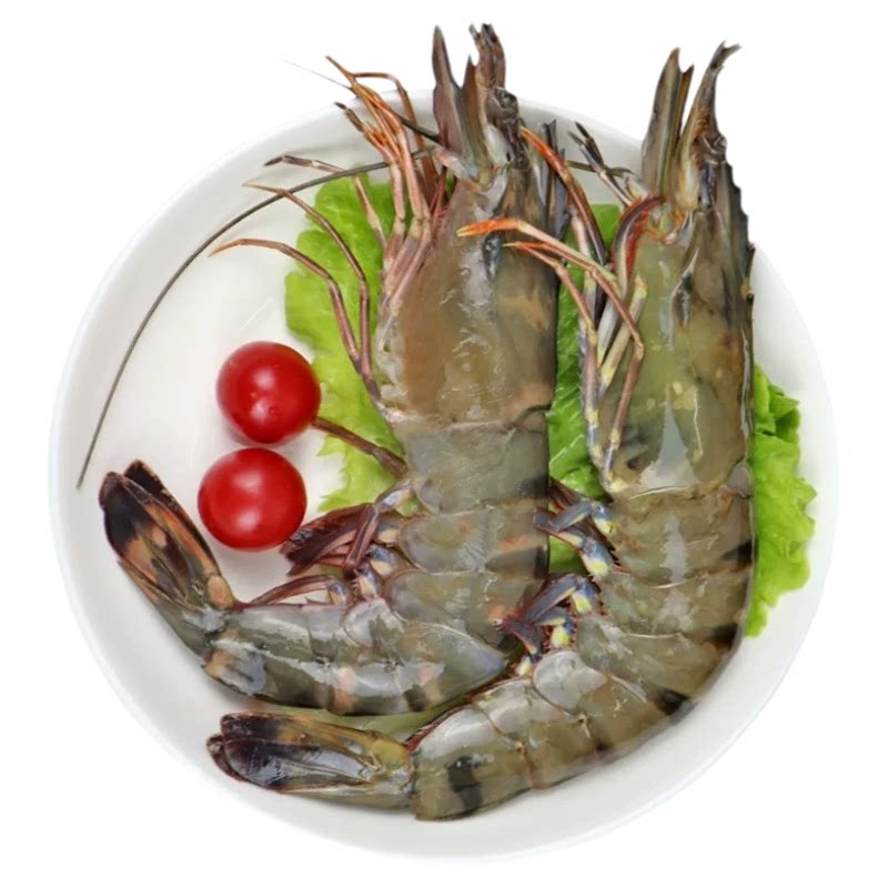 越南特大鲜活速冻黑虎虾