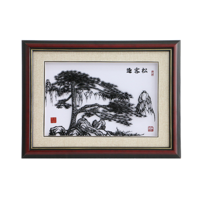 遗送客户朋友商务特色礼品铁画