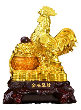 十二生肖金鸡聚财招财摆件