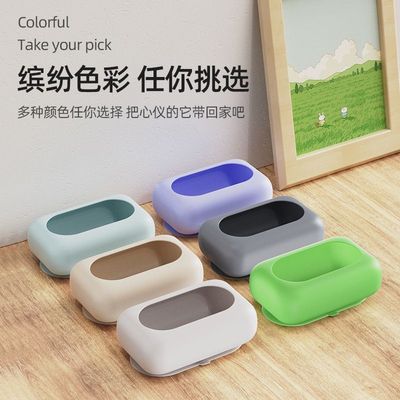 硅胶吸盘纸巾盒车载客厅创意防尘收纳盒多功能抽纸盒软硅胶纸巾盒