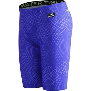 WaterTime泳裤男防尴尬游泳裤男士泳衣速干五分大码专业游泳装备