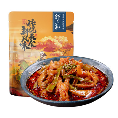 邹三和椒麻大杂烩贡菜无骨鸡爪
