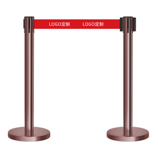 隔离带伸缩带警戒线一米线安全线排队护栏栏杆不锈钢隔离护栏商场