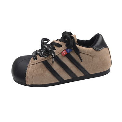 百搭轻便板鞋女设计感平底运动鞋