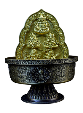 密宗财神藏传摆件供水杯