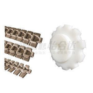 塑料平顶链VLX/VMX21-880-10/11/12-D20/25/30/35/40怡合达同款