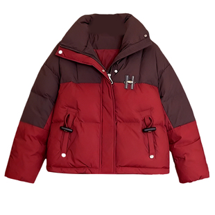 超好看立领羽绒棉服女款冬季2025新款洋气不臃肿加厚保暖棉衣外套