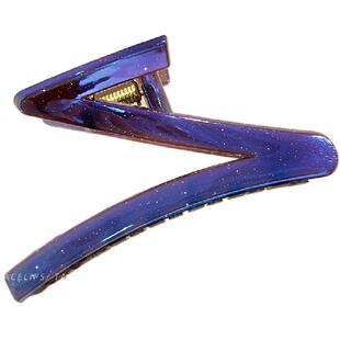 高质量小众Z字形抓夹女高级感2026新款大号鲨鱼夹发夹后脑勺头饰