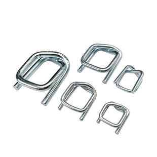 纤维带打包扣钢丝回形扣包装带打包带卡扣手工打包扣铁打包回型扣