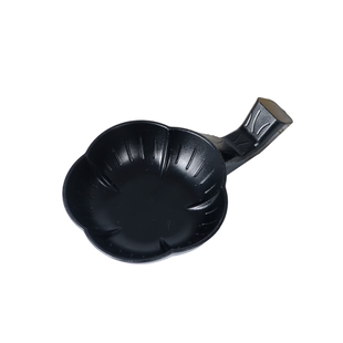 塑料黑色梅花墨碟多功能防摔梅花墨碟装墨水碟文房四宝笔架笔山两用创意水碟学生初学者墨池笔舔毛笔搁笔洗文