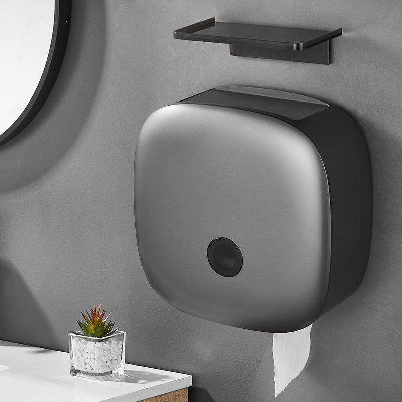 大卷纸盒壁挂式大盘纸厕纸盒商用大卷手纸盒酒店卫生间大盘纸巾盒