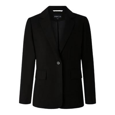 PRICH时尚简约一粒扣西装套装2025春季新款收腰商务通勤外套女