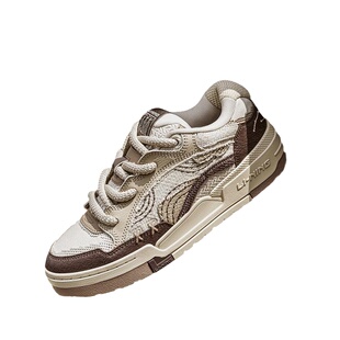 中国李宁男鞋征程V2男子时尚复古舒适软弹经典休闲鞋AGCT563